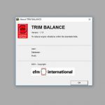 دانلود نرم افزار Trim Balance جهت موتور های cfm