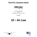 دانلود مجموعه سوالات  Part-FCL  PPL 10 – Air Law